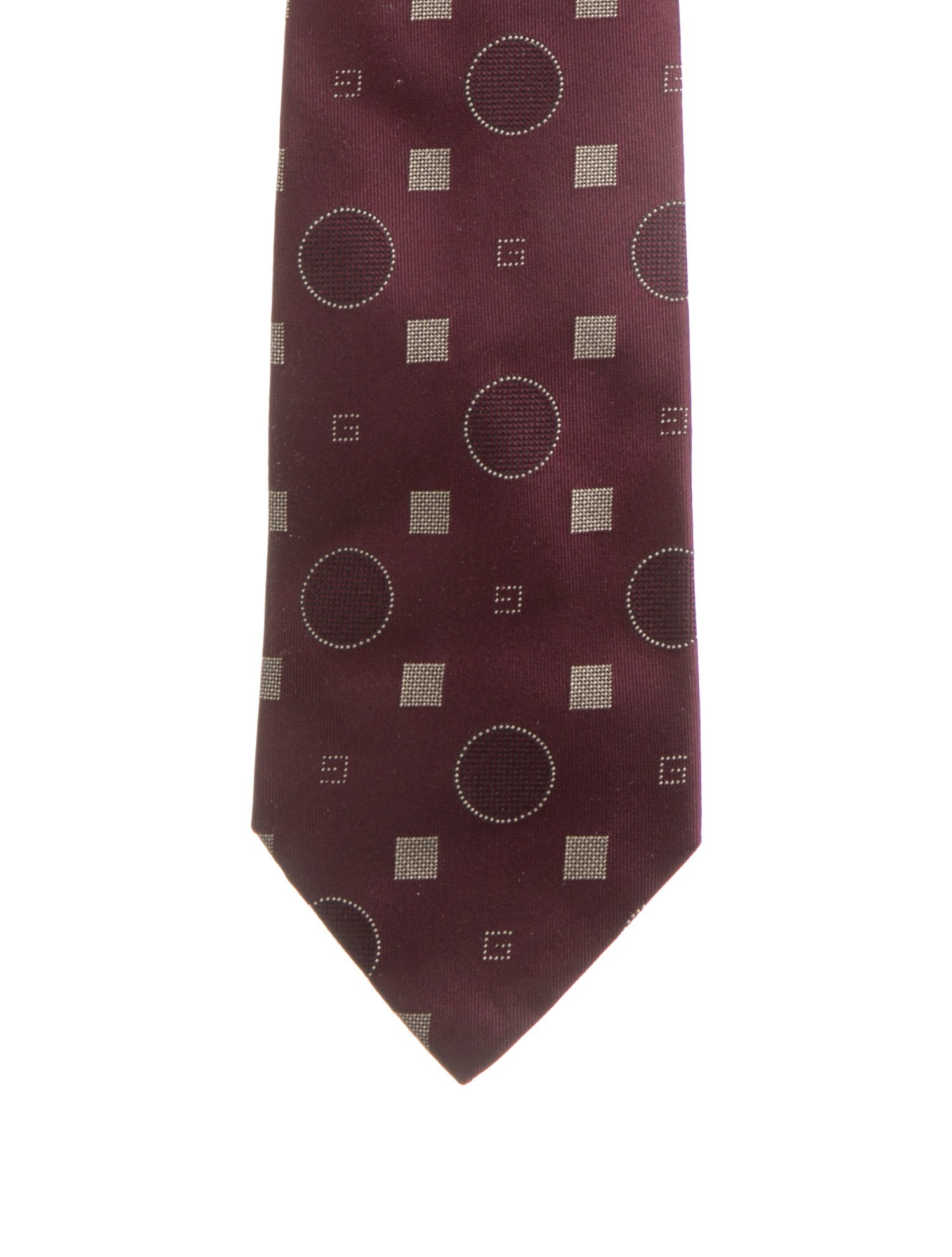 Gucci Pattern Print Silk Tie